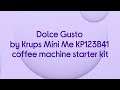 Dolce Gusto by Krups Mini Me KP123B41 Coffee Machine Starter Kit - Grey & Black - Product Overview