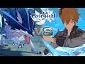 [Genshin Impact] ~ Childe Tartaglia (No DMG) VS Andrius Dominator of Wolves