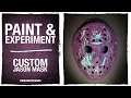 Glow-in-the-Dark Jason Mask: Painting and Glue Experiment