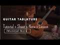 Guitar TAB - Call Me : Tony Hatch | Tutorial Sheet Lesson #iMn