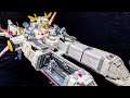 Gundam Battleships 1/300 Scale in LEGO! from Twitter