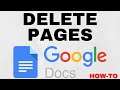 How to Delete a Page in Google Docs