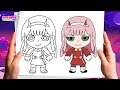 How To Draw Zero Two From Darling In The Franxx