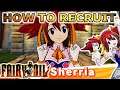 How To Recruit Sherria To Be Playable Character Join Your Team - Walkthrough Fairy Tail Anime Story