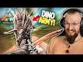 I CREATED A PRIVATE DINO ARMY! (they are strong) - Ark Survival Evolved Ep 2
