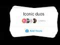 Iconic Duos Instagram Chain Story || How To Get Trending &Viral Iconic duos Add Your Sticker