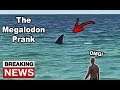 Megalodon Shark Prank In Florida! (Someone Pranked The News?)