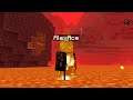 Minecraft BUT THE FLOOR IS RISING LAVA IN THE NETHER!