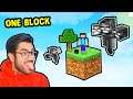 Minecraft OneBlock - Wither BOSS Fight | [Hindi/Funny] | Hitesh KS