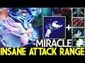 MIRACLE [Mirana] Insane Max Attack Range WTF Meta 7.23 Dota 2