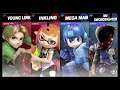 Super Smash Bros Ultimate Amiibo Fights  – Request #18890 Young Link & Inkling vs Mega Man & Ashley