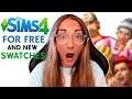 THE SIMS 4 FOR FREE AND NEW SWATCHES - The Sims 4 News