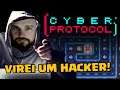 Virei um HACKER em CYBER PROTOCOL - Puzzle Arcade Fantástico