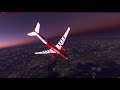 Airbus A330 Flying at 150.000 Feet over New York - Flight Sim 2020