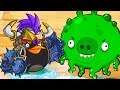 БОМБ Ледяной дикарь-провокатор в Angry Birds Epic #167 Кид в Пещере и Арене в Энгри Бердс