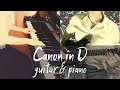 Canon in D - piano & guitar cover