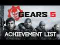 Gears 5 - Achievement List