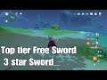 Genshin impact One of the best 3 stars Swords for free