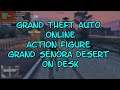 Grand Theft Auto ONLINE Action Figure 54 Grand Senora Desert on Desk