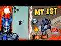 HARSH NEW DEVICE FOR FREEFIRE // I PHONE 11 PRO MAX - FIRST TIME GAMEPLAY 🔥🔥🔥