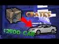 He bought a CAR with TF2 CRATES!