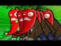 Jalapeno Zombie's Crazy Dave house attack - Plants vs Zombies