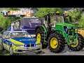 LS19 FarmerTown 2 #63: CAMPING-Wagen mit Traktor ziehen - CAMPINGPLATZ wird von Polizei geräumt