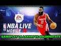 nba live mobile indonesia |  lakers vs golden state gameplay