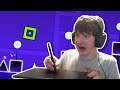 Playing Geometry Dash with a DRAWING TABLET?!