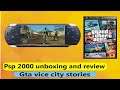 psp sony 2000 gold unboxing and game play gta vice city |holesaleshop