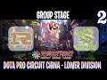 RNG vs DRAGON Games 2 | Bo3 | Group Stage Dota Pro Circuit China Lower Division | DOTA 2 LIVE