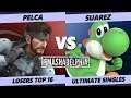 Smashadelphia 2019 SSBU - S | Pelca (Snake) Vs. MTS | Suarez (Yoshi) Smash Ultimate Tournament L T16