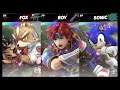 Super Smash Bros Ultimate Amiibo Fights  – 11pm Finals Fox vs Roy vs Sonic
