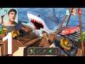 Survival Raft: Lost on Island - Simulator - Gameplay Walkthrough Part 1 Tutorial (Android, iOS)