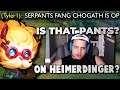 Tyler1 goes Serpent's Fang on Cho'gath and meets my Imposter (who's also the #1 Heimerdinger)