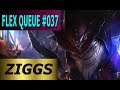 Ziggs Mid Lane - Full League of Legends Gameplay [German] Flex Queue Ranked Game #037