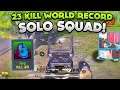 23 KILL WORLD RECORD SOLO VS SQUADS! Call Of Duty: Mobile Battle Royale! ( Fire Watt Who? )