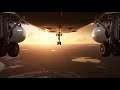 Airbus LH A320neo landing at Frankfurt Sunrise [07C] - Gear CAM - MSFS 2020