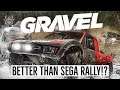 BETTER THAN SEGA RALLY!? GRAVEL FIRST PLAY! ON XBOX ONE X! LETS PLAY! GAMERZWORLD!