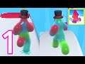 Blob Runner 3D - Gameplay Walkthrough Part 1 - Level 1 to 18 (iOS, Android)