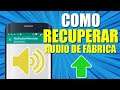 Como regresar o AUMENTAR EL VOLUMEN de mi celular al Máximo | Sin Aplicaciones 🔊 ✅