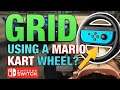 Control overview of GRID Autosport on Nintendo Switch - using a WHEEL???
