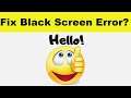 How to Fix WhatSmiley App Black Screen Error Problem in Android & Ios | 100% Solution