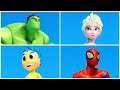 Hulk Runs Parkour with Elsa Joy Spider-Man | Super Parkour | Infinity Disney