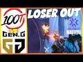 LOSER OUT! 100T vs GEN.G HIGHLIGHTS - VCT Masters 1 NA VALORANT