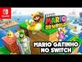 Mario gatinho COOP ONLINE no Switch | Conferindo Super Mario 3D World