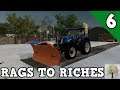 SNOWPLOWING IS AWESOME EP6 | Farming Simulator 19 Seasons | Old Farm Countryside Rags To Riches