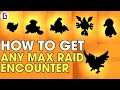 How To GET ANY Pokemon to spawn in MAX RAID battles in Pokemon Sword and Shield
