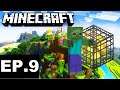 HOW TO MAKE A ZOMBIE GRINDER - Minecraft Survival Series - Episode 9