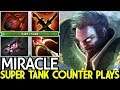Miracle- [Kunkka] Super Tank VS Techies Insane Counter Plays 7.21 Dota 2
